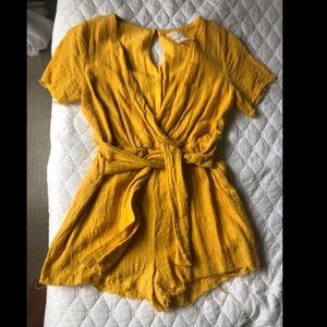 Sadie and sage yellow romper